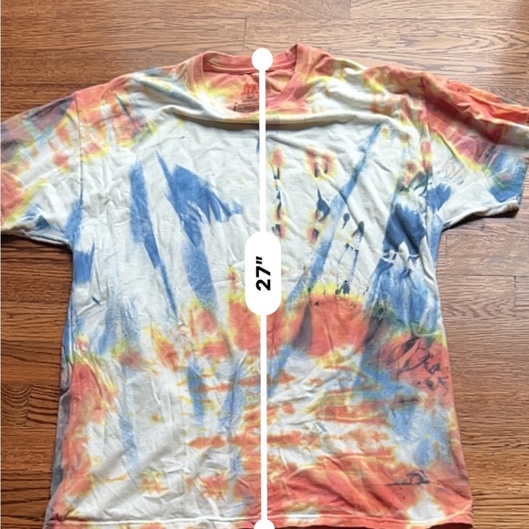 HANES TIE-DIE MEN’S SHORT SLEEVE TEE-SHIRT- SIZE LARGE - Picture 5 of 6